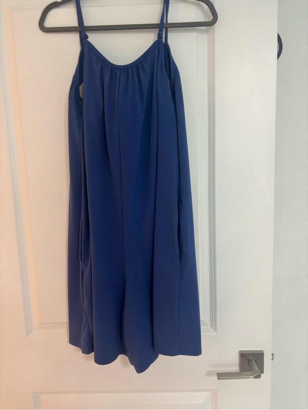 32 degrees Blue Spaghetti-Strap Women's romper with side pockets Size L